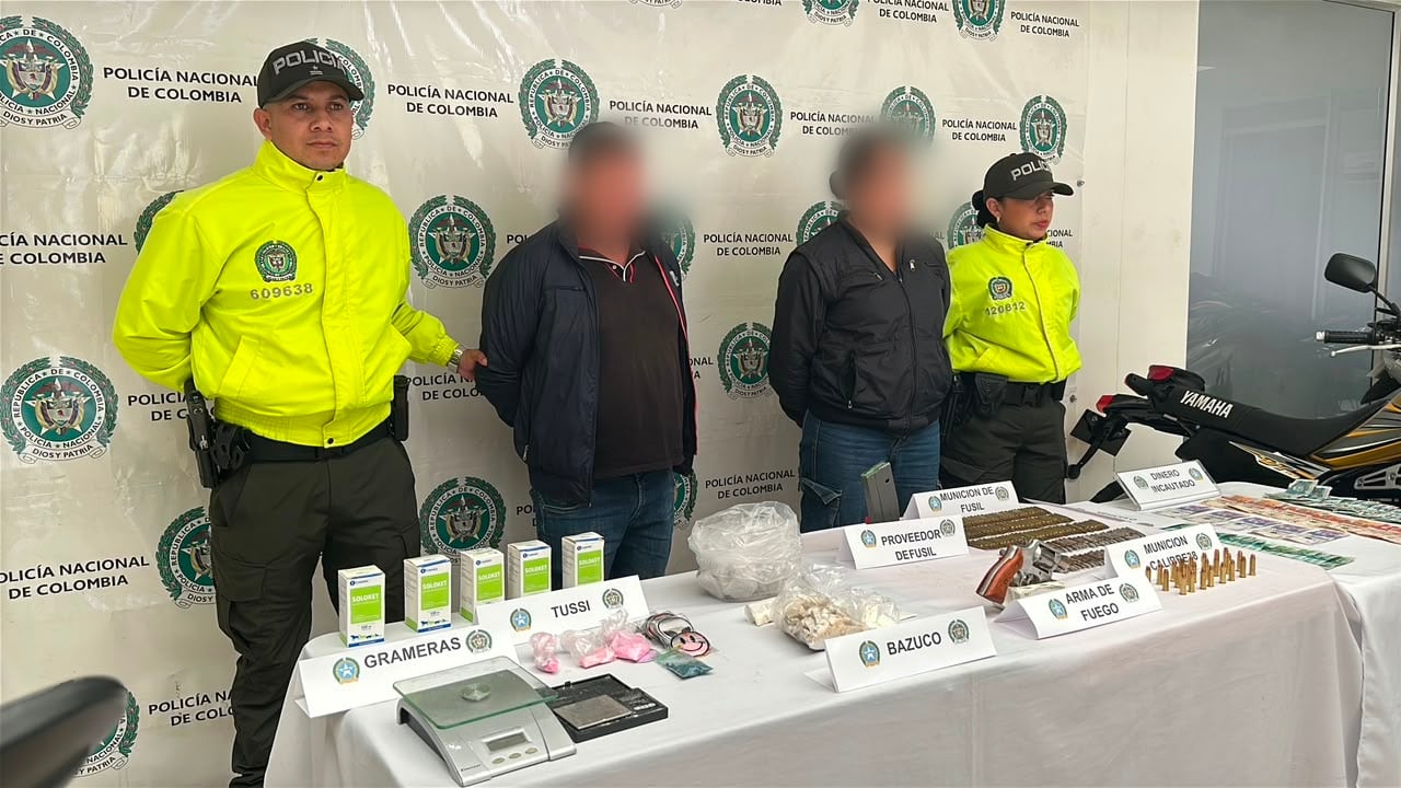 En el operativo también fueron incautados 1.109 gramos de cocaína, 84 frascos de ketamina y 25 gramos de Tusi.