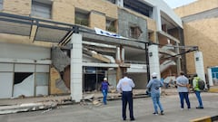 Así lucen algunos edificios de la Calle 9, en el sur de Cali, luego del terremoto del pasado lunes 10 de agosto.