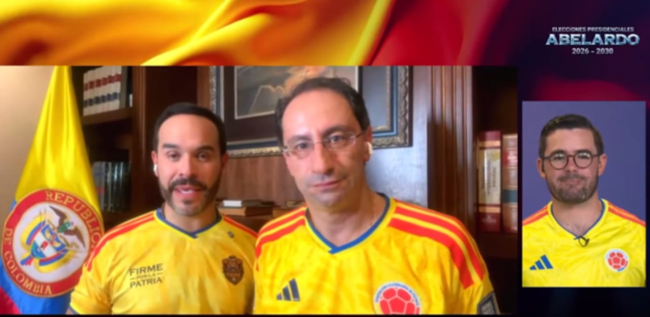 Abelardo De La Espriella hizo su primera aparición pública oficial como presidente electo, conectándose en vivo con sus simpatizantes.