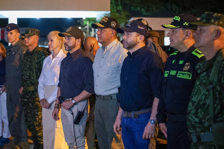 El alcalde Alejandro Eder acompañó el desarrollo de la Operación Iron.