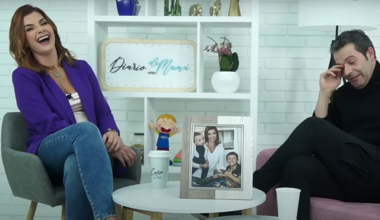 El presentador estuvo como invitado en Diario de una mamá.
