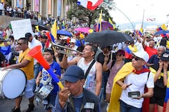 Marchas a favor de la consulta popular de Petro y sus reforma a la salud y al trabajo