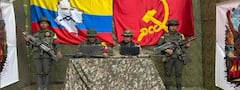 Alias Marlon y Ñeque, cabecillas de las disidencias de las Farc.