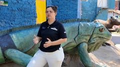 Norma Jimena Cangrejo, líder social de Siloé y fundadora de la Fundación Momentos Mágicos Colombia, quien lidera la iniciativa comunitaria de la Ruta Isabel Pérez.