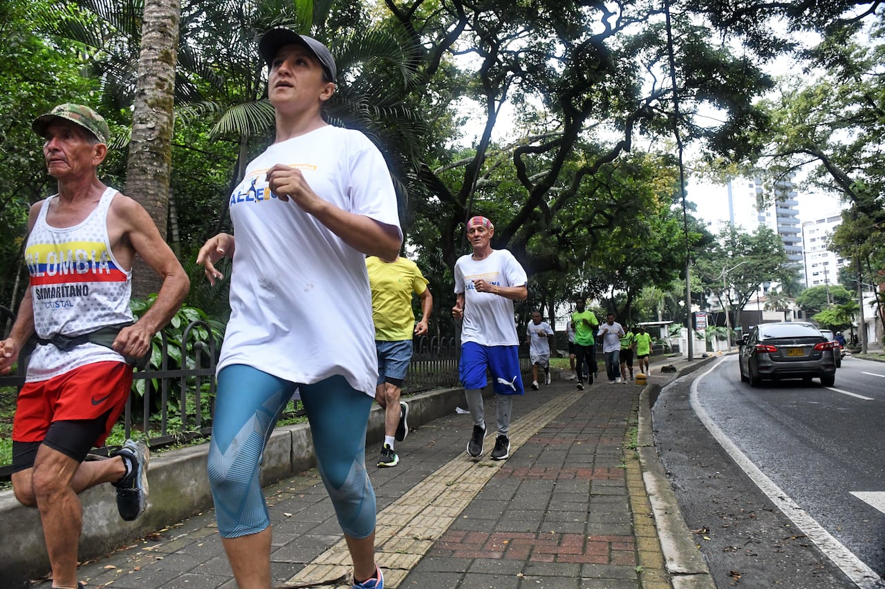 Cali: Equipo de atletismo de habitantes de la calle, foto José L Guzmán