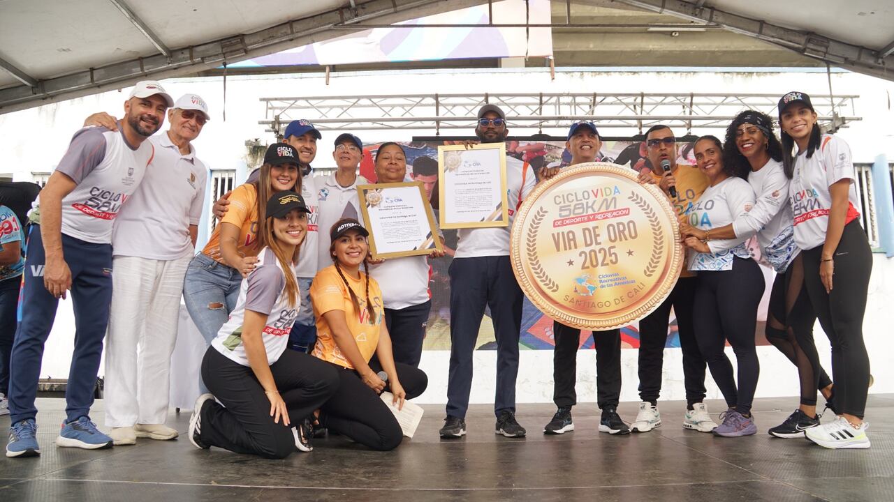 La Ciclovida de Cali también recibió la certificación de Bicis de Calidad ‘Vía de Oro 2025’.