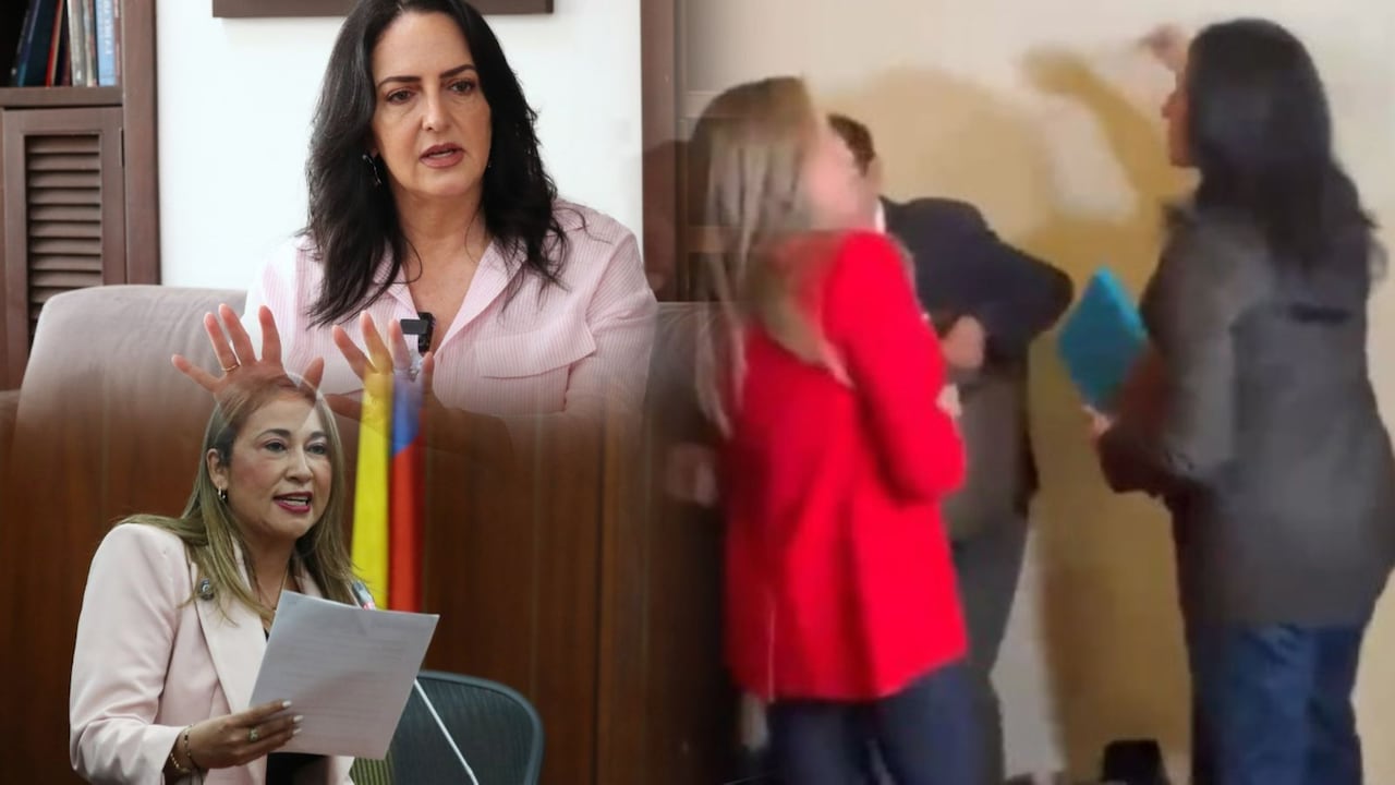 Tenso cruce entre las senadoras María Fernanda Cabal, del Centro Democrático, y Sandra Jaimes, del Pacto Histórico.