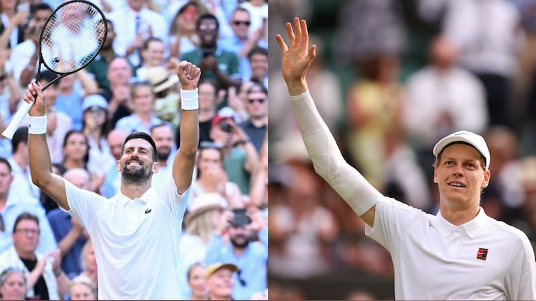 Djokovic y Sinner avanzan en Wimbledon, siendo los mejores tenistas del torneo.