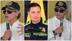 El presidente, Gustavo Petro, el 4 de marzo de 2026 en Santa Marta (Colombia). En el centro, el teniente coronel (r) Jorge A. Mora Cortés