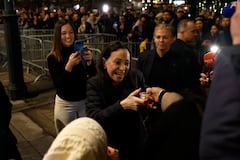 María Corina Machado llega a Oslo