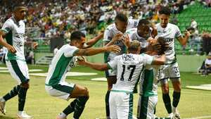 Imagen del partido entre Alianza Fútbol Club y Deportivo Cali por la fecha 2 del primer semestre de la Liga colombiana 2024.