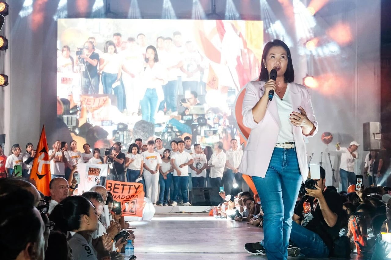Keiko Fujimori, presidenta electa de Perú.