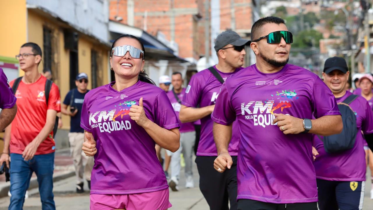 Más de 1.500 personas participaron en “Kilómetros por la Equidad” en Yumbo
