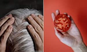 Disimular canas con tomate