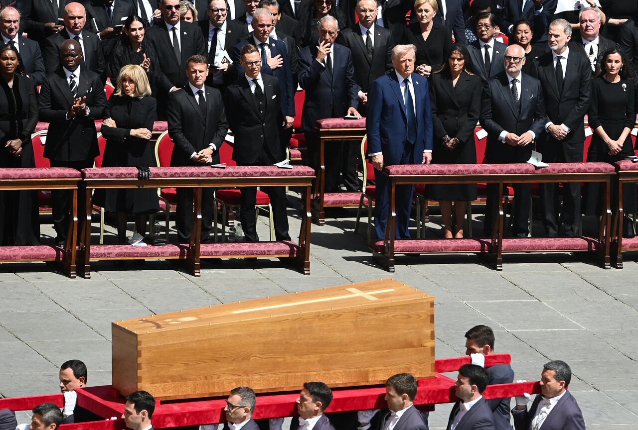 Líderes y jefes de Estado de varios países del mundo se dieron cita en el Vaticano para despedir al papa Francisco.