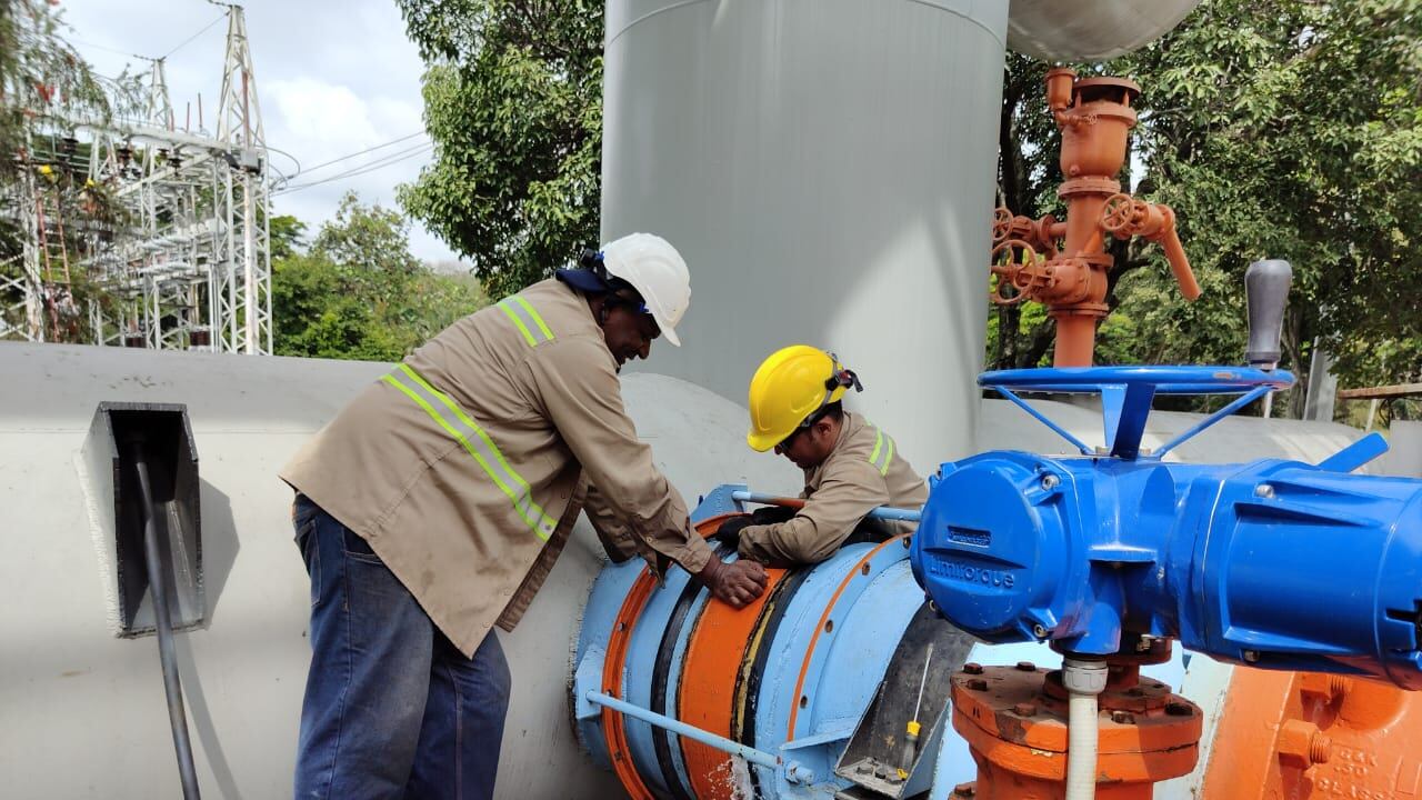 Mantenimiento planta de Puerto Mallarino