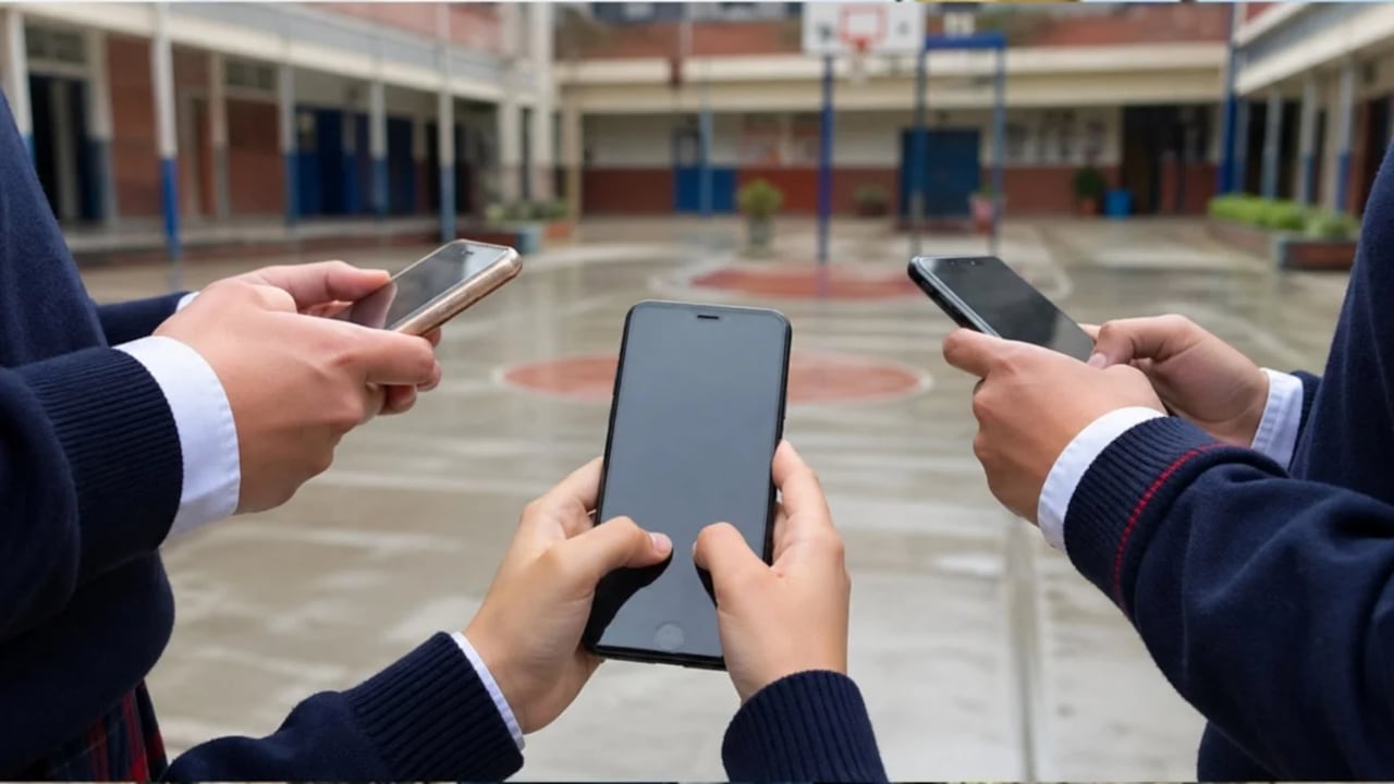 Bogotá alista restricción de celulares en colegios públicos