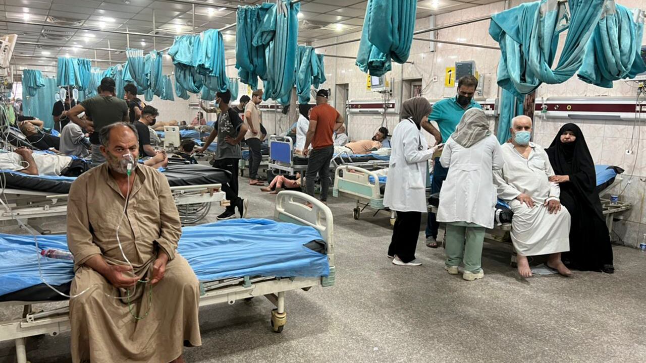 En imágenes : Fuerte tormenta de arena azota Bagdad