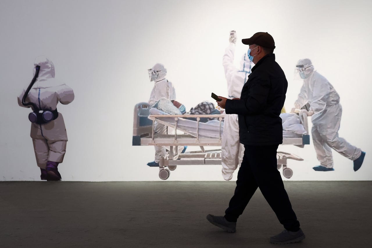 Aniversario de la cuarentena en Wuhan.