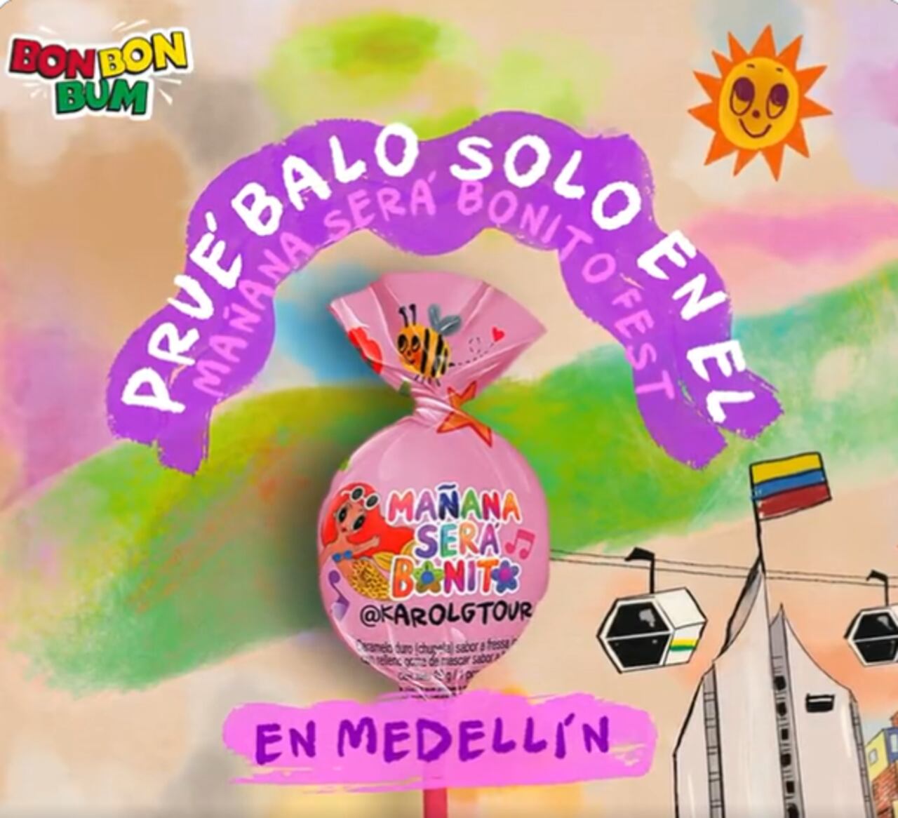Bon Bon Bum lanza una edición especial para el concierto de Karol G, Mañana Será Más Bonito Fest, en Medellín.