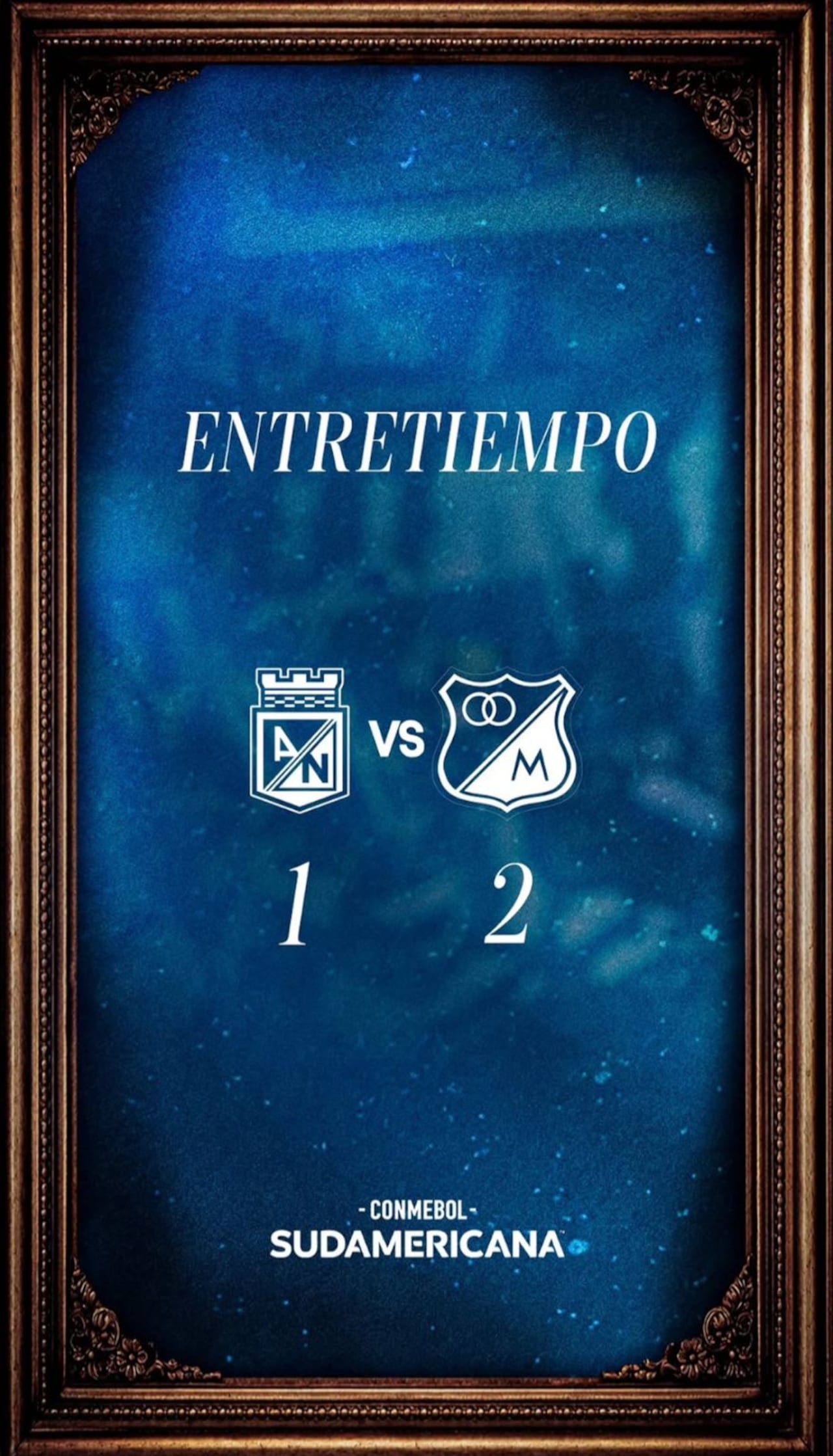 Finaliza el primer tiempo con ventaja para Millonarios - Redes Sociales