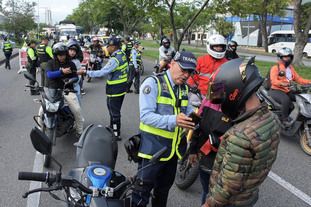 Operativos de Movilidad en la avenida 3 Norte.