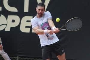 Guido Andreozzi, tenista argentino en el DirecTV Open de Cali.
