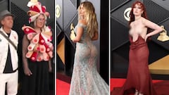 Entre senos, topless y discursos: los momentos más comentados de la llegada a los Grammy