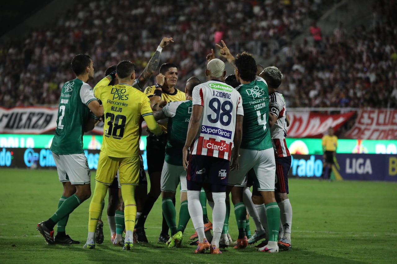 Imagen del partido entre Junior de Barranquilla y Deportivo Cali por la fecha 15 del primer semestre de la Liga Colombiana 2026.
