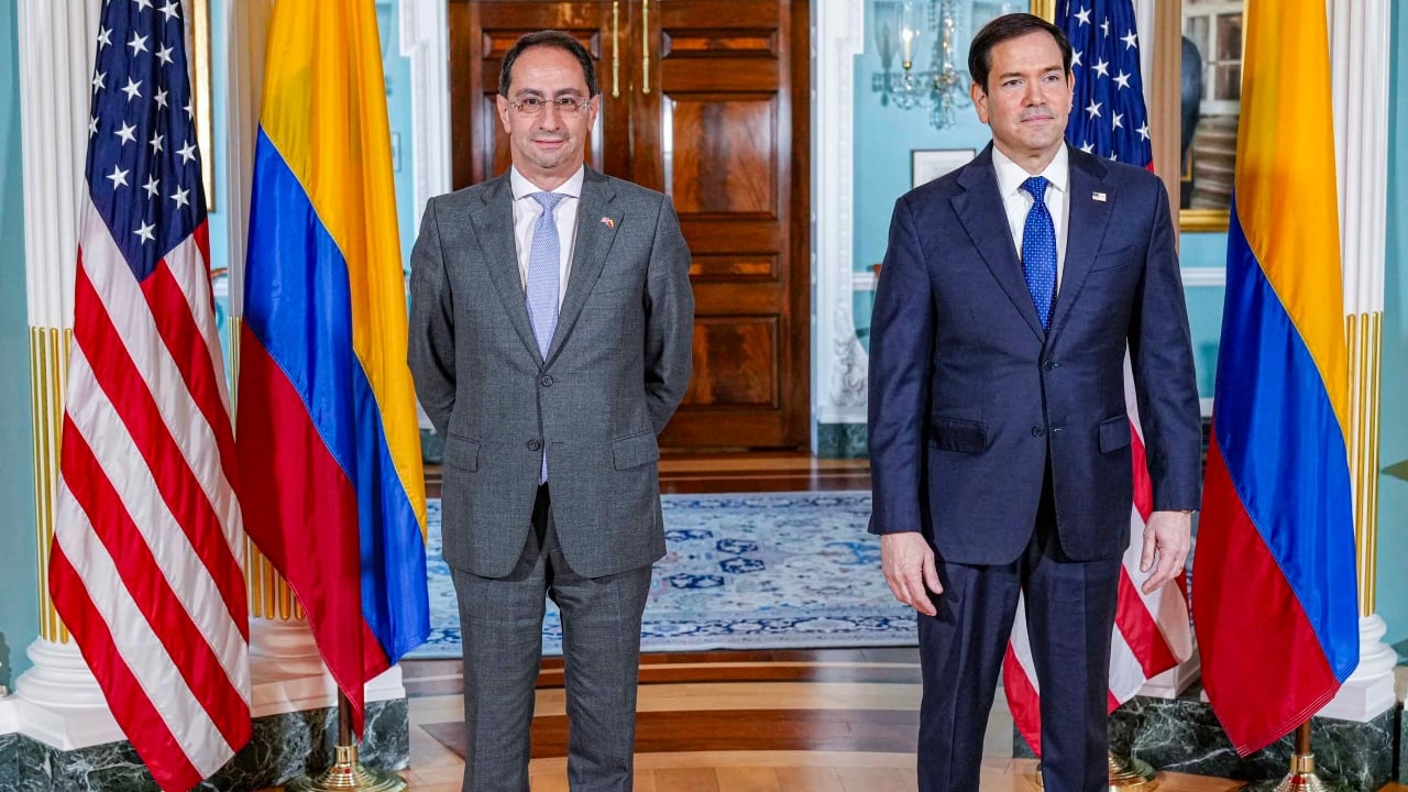 José Manuel Restrepo y Marco Rubio.