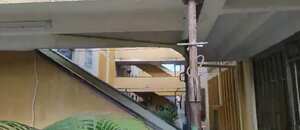 Chiminangos 2, construcción desalojada por fallas estructurales. (foto tomada de la cuenta @robertoortizu)