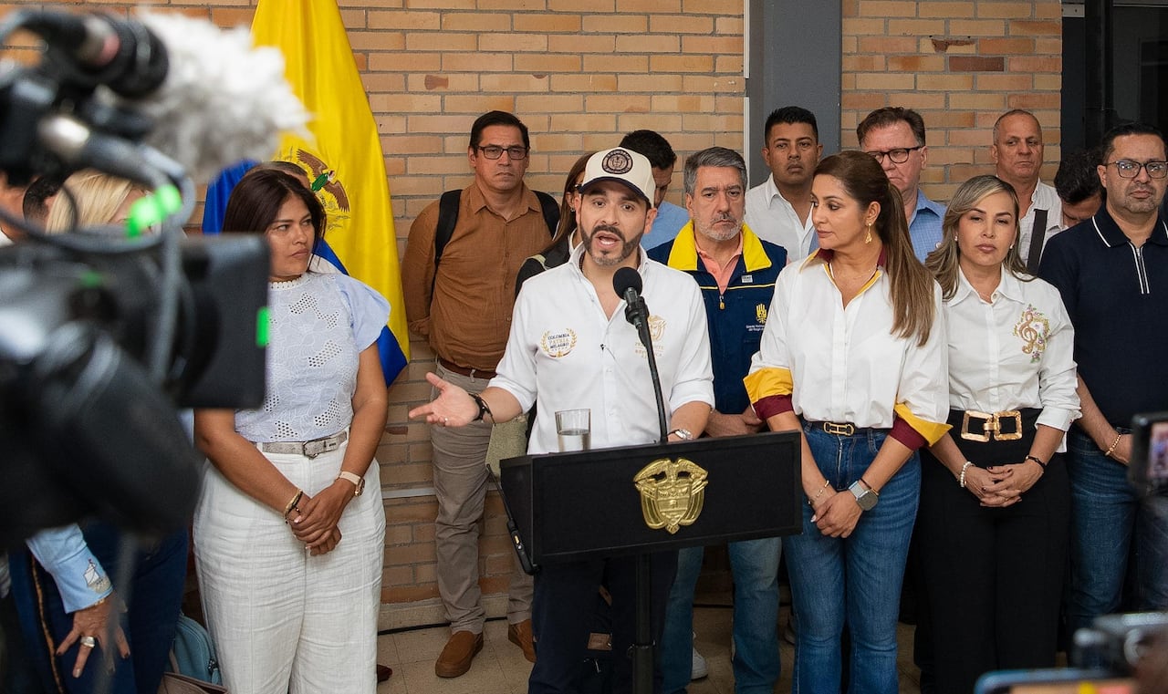 Rueda de prensa presidente Abelardo De La Espriella