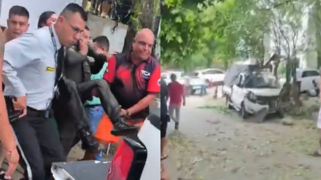 Imágenes que dejó la explosión en Cúcuta, este martes 27 de octubre.