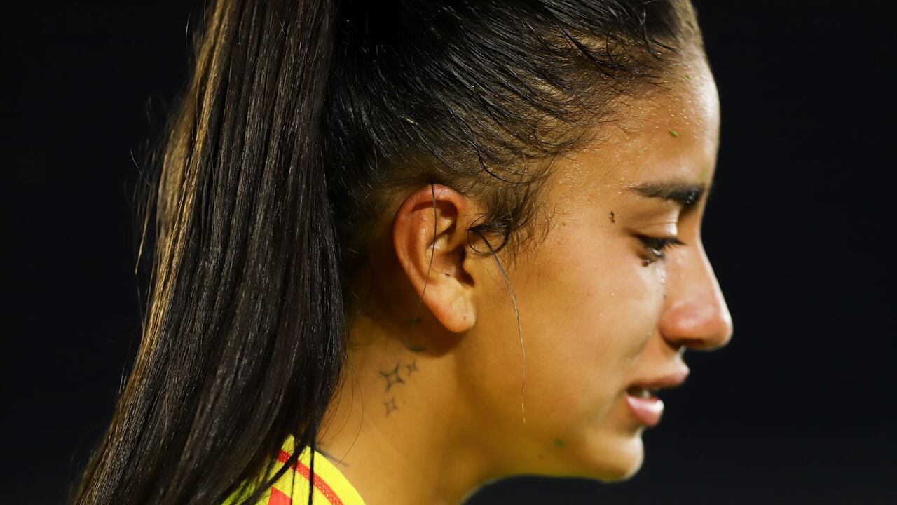 Bogotá. Agosto 31 de 2024. Colombia enfrenta a Australia, por la fecha 01 del Mundial femenino Sub 20 2024, en el estadio Nemesio Camacho El Campín. (Colprensa - Lina Gasca)