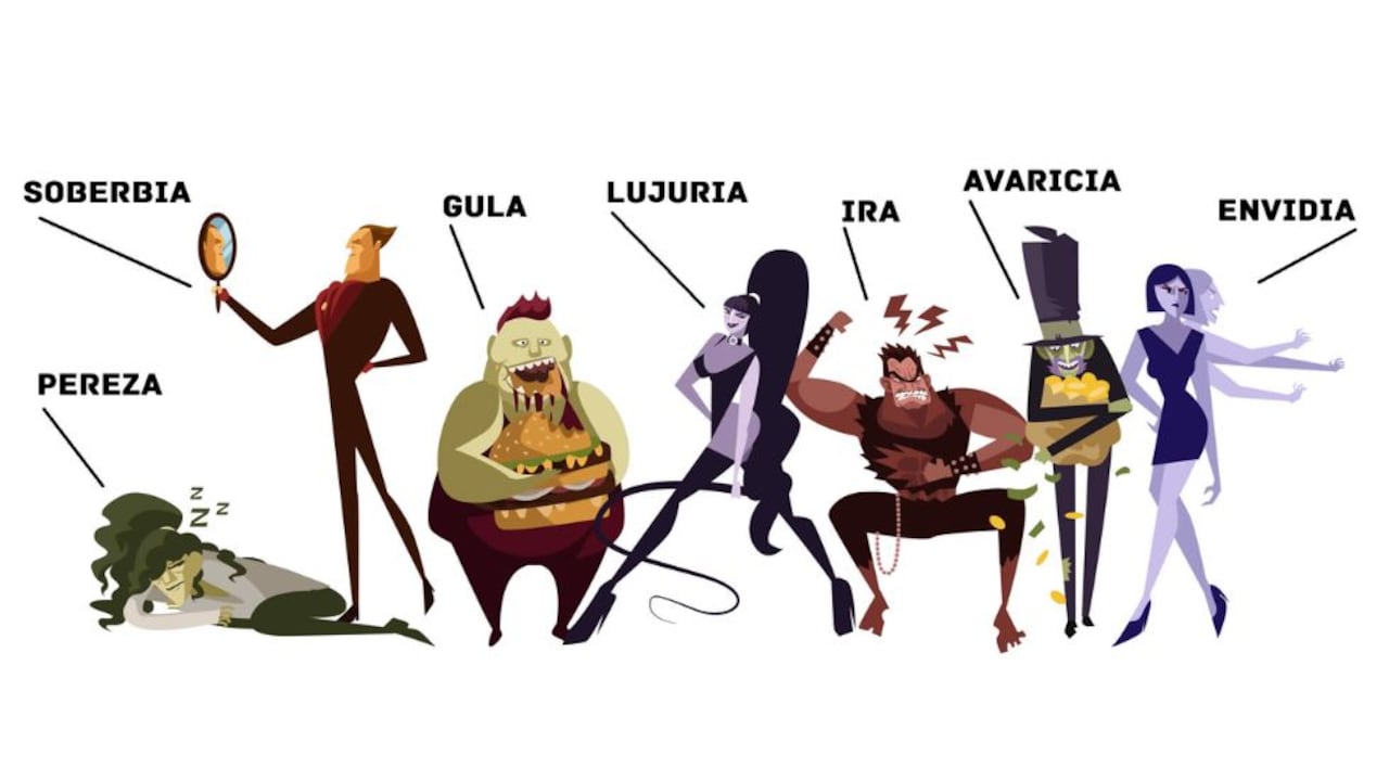 Cuáles son los 7 pecados capitales y qué significa cada uno