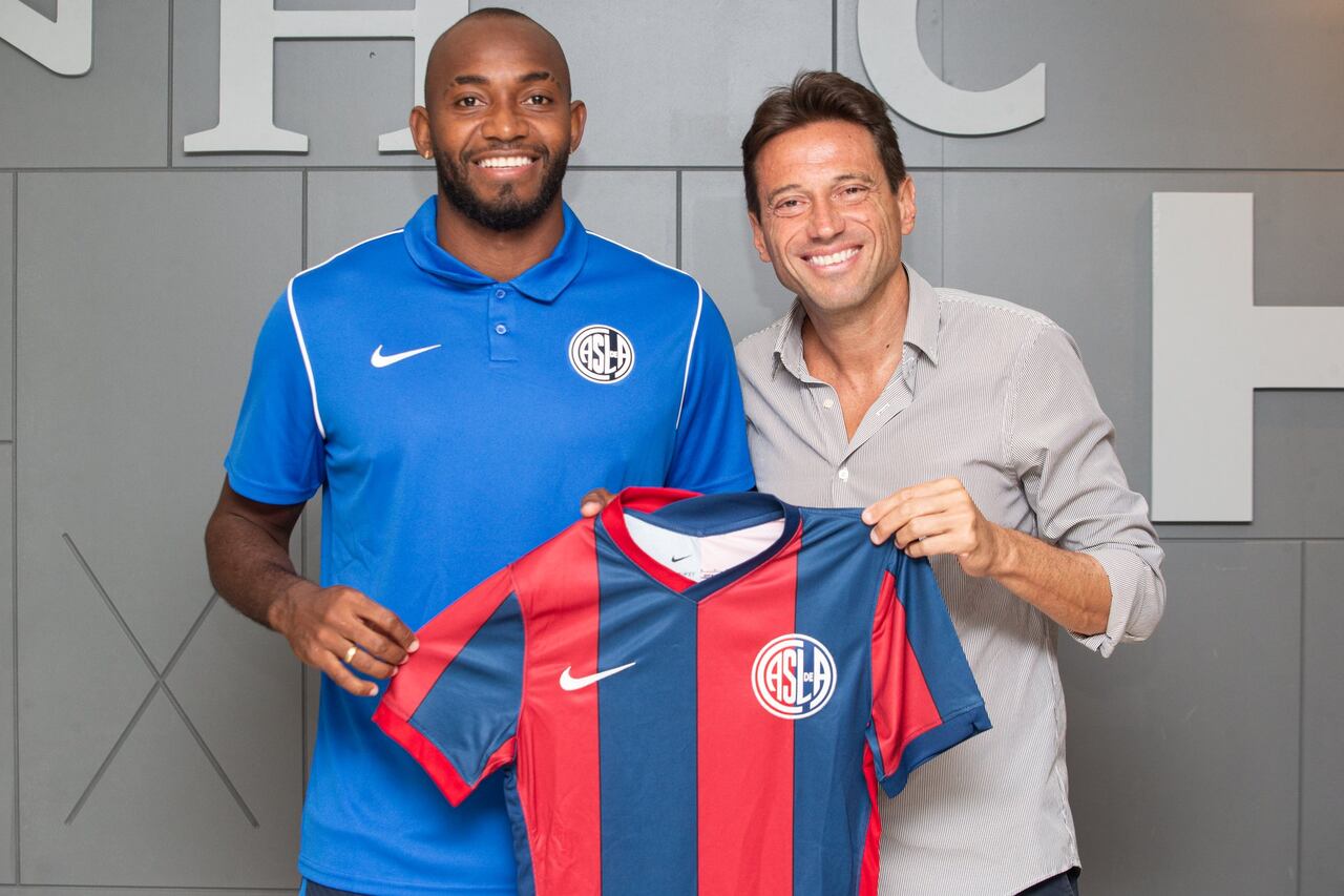 Diego Herazo fue presentado en San Lorenzo