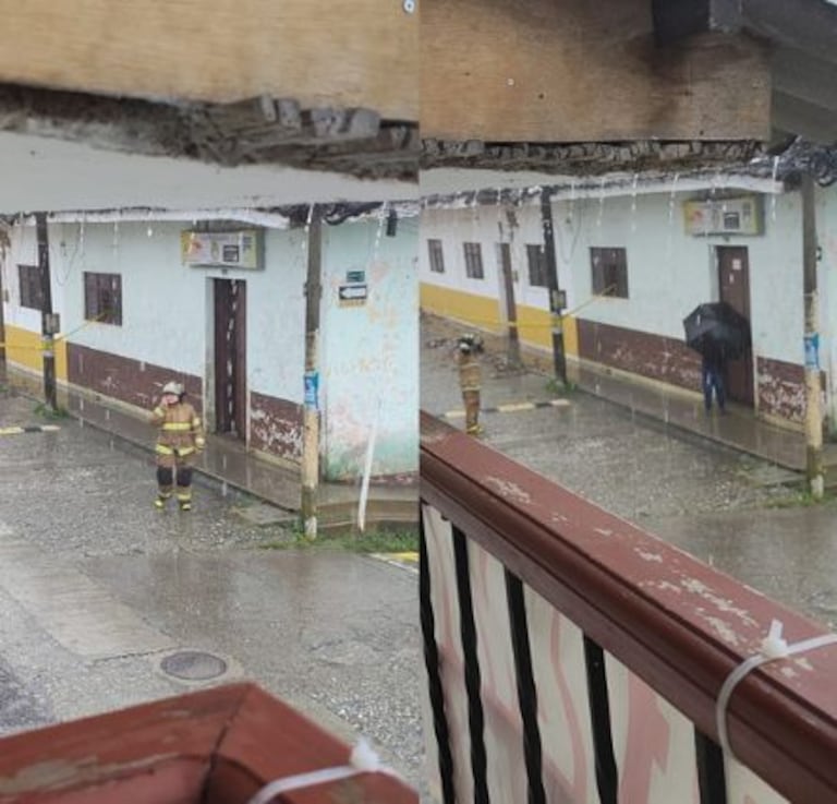 Intensas lluvias desde la madrugada generan preocupación entre los habitantes de Timbío, en el Cauca.