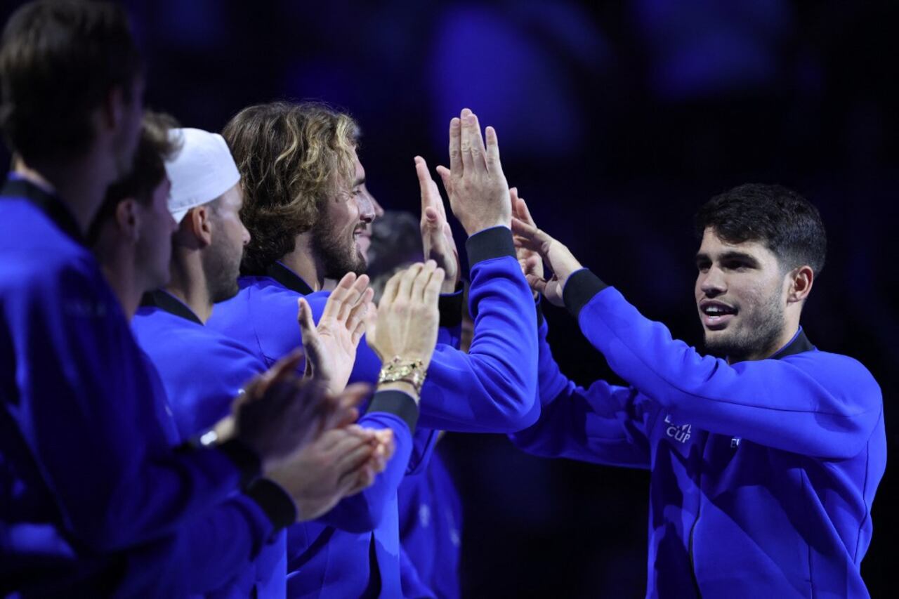 Carlos Alcaraz y Alexander Zverev debutaron en la Laver Cup, con derrota en los dobles