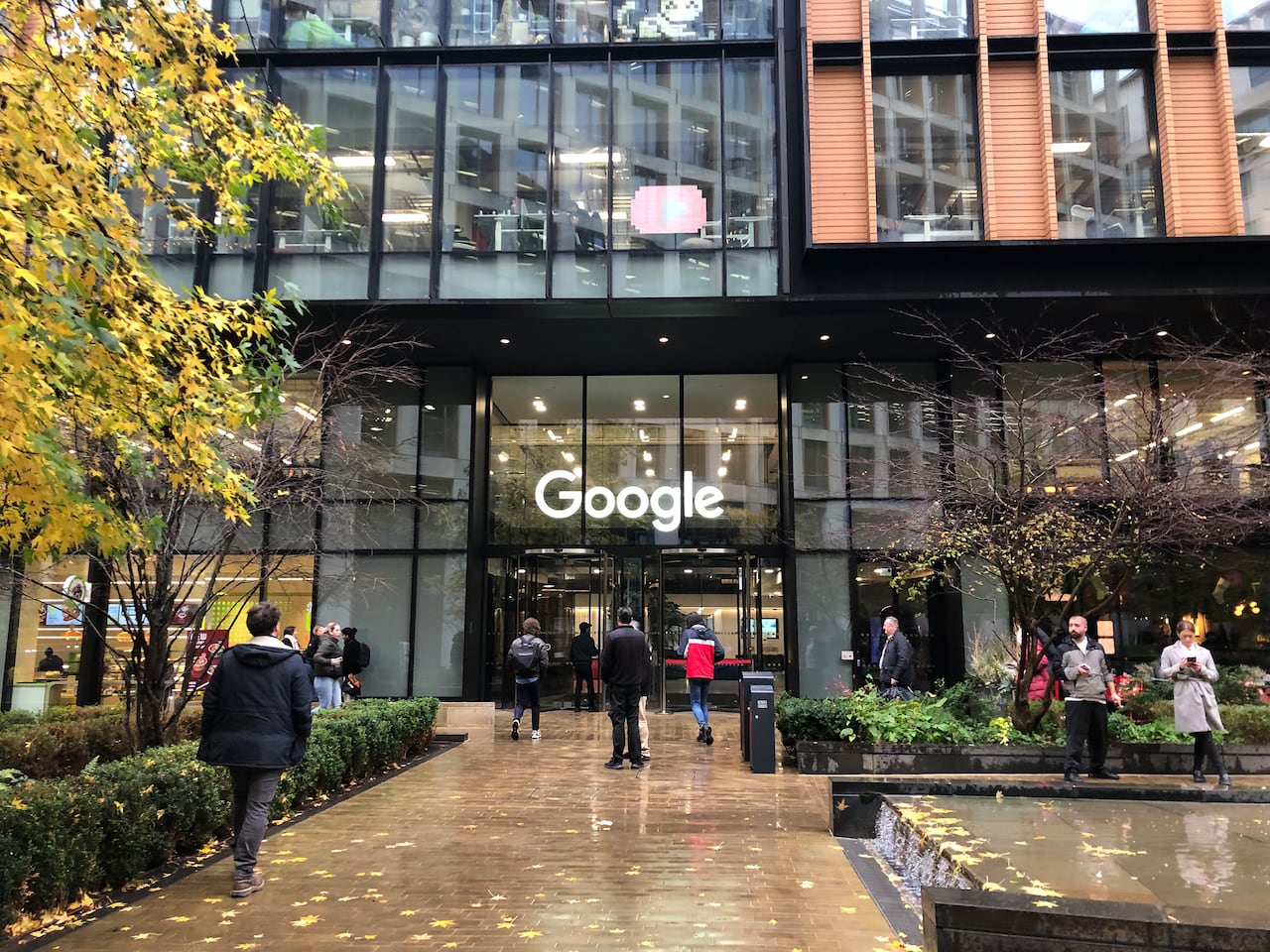 Oficinas de Google en Kings Cross, Londres, Inglaterra.