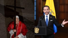 Papa León XIV y el presidente de Colombia, Abelardo de la Espriella.