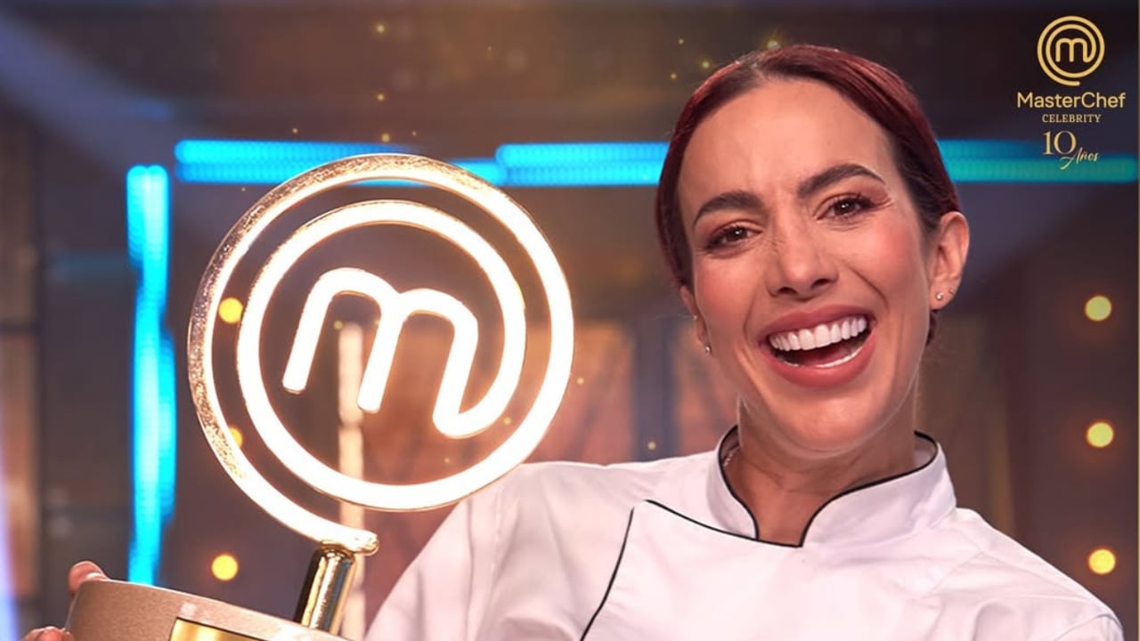 La presentadora fue la ganadora de la séptima temporada de MasterChef Celebrity.