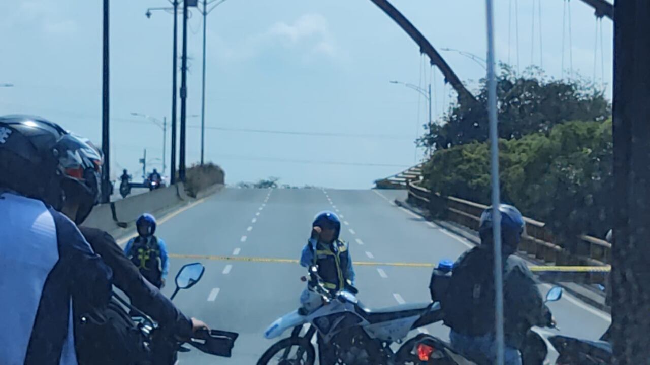 Bloqueos en Medellín.