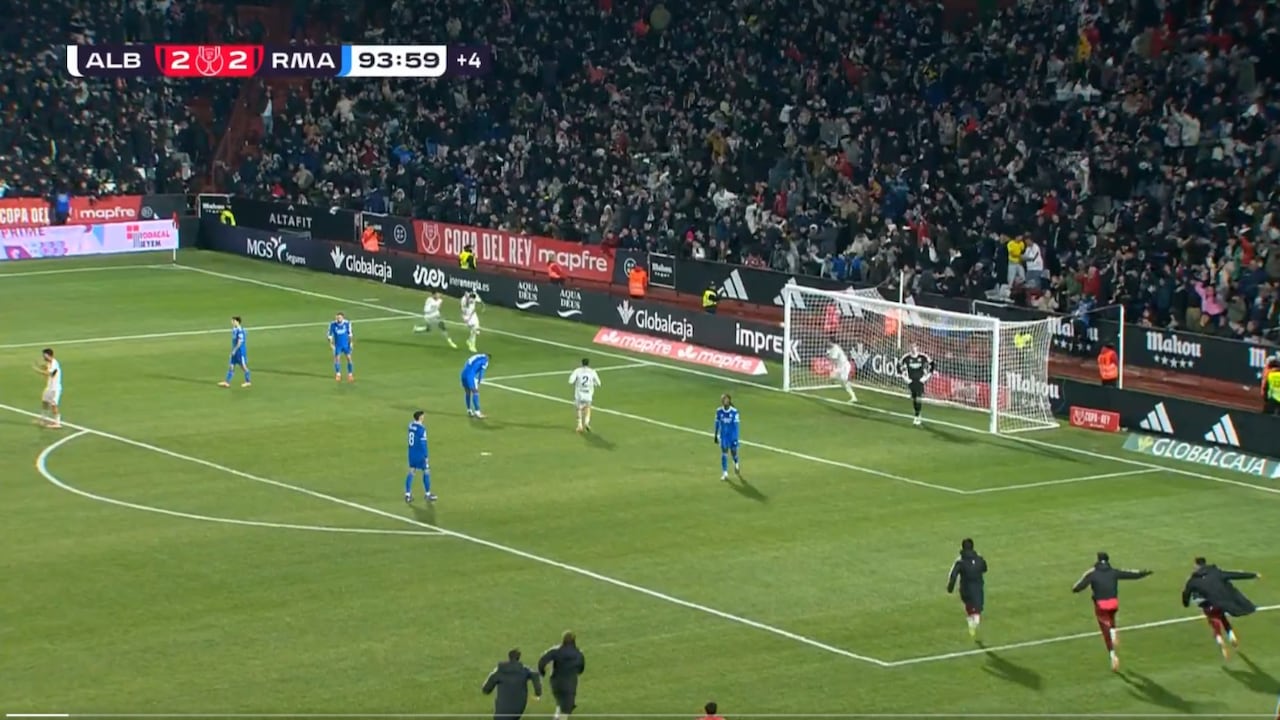 El Real Madrid en octavos de final contra un equipo de segunda división.