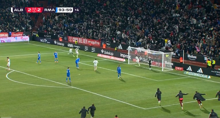 El Real Madrid en octavos de final contra un equipo de segunda división.