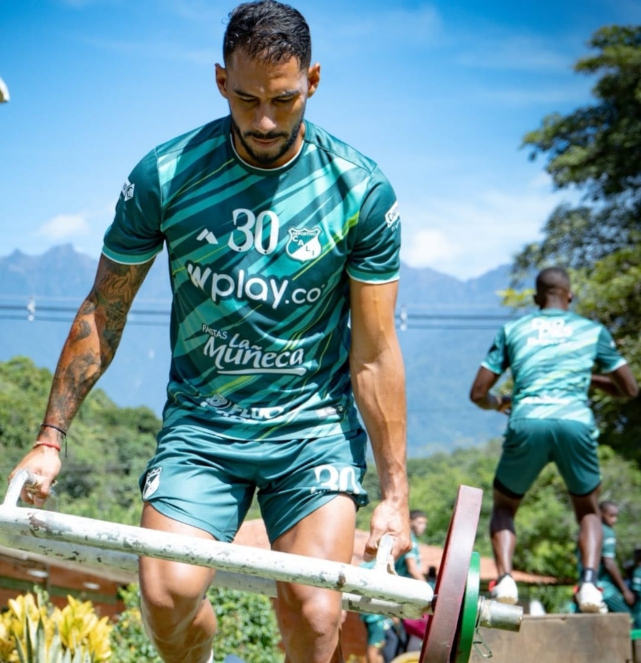 Entrenamiento del Deportivo Cali