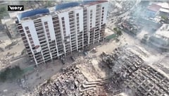 La devastación en la zona de La Guaira es evidente.