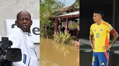 Tino Asprilla y James Rodríguez anunciaron ayudas a Córdoba tras ola invernal.