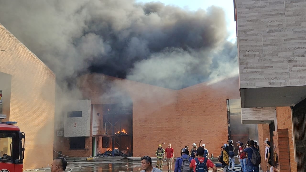 Incendio barrio el Porvenir