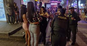 Parque Lleras de Medellín en medio de operativos de control de la Policía Nacional. Imagen de referencia.