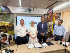 La Alcaldía de Palmira y la CVC firmaron un convenio para la construcción de una Planta de Tratamiento de Aguas Residuales, Ptar, para este municipio, con una inversión de más de 250 mil millones de pesos. Foto: CVC / El País.